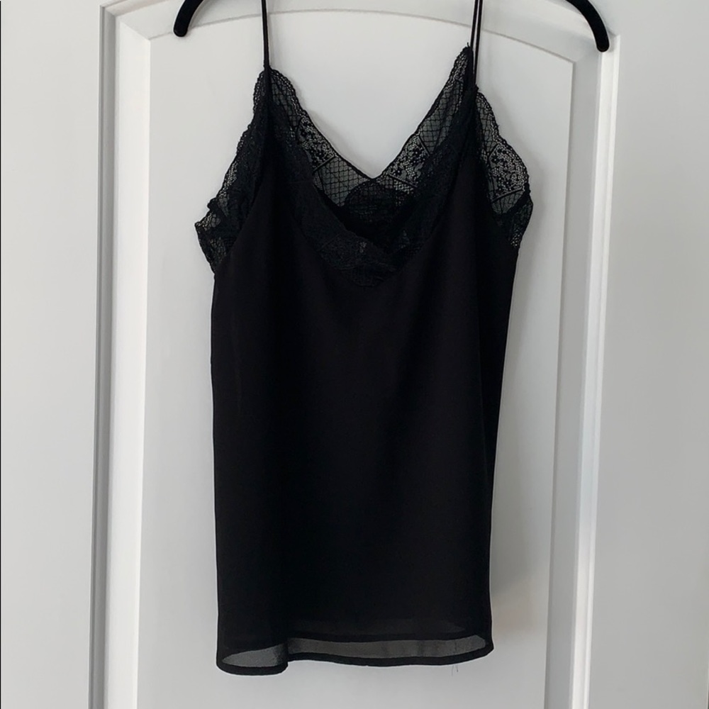 Lace trim cami, NWT